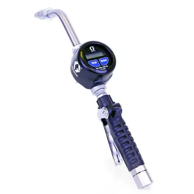 GRACO 25C903 - EM8 Electronic Manual Oil/Antifreeze Meter - Rigid Extension - 1/2" Inlet - NPT
