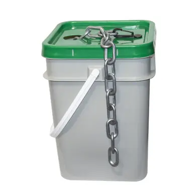 Mr. Chain 10008-P 1" x 350‘ Pail Plastic Chain - Silver