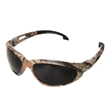 EDGE Eyewear TSM216CF Dakura - Camo Frame, Polarized Smoke Lens Safety Glasses