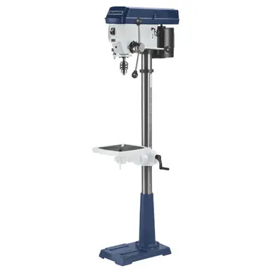 PALMGREN 9680133 - 17" 16-Speed Floor Step Pulley Drill Press, 1 HP, 115V
