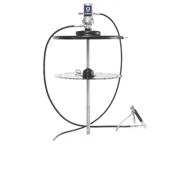 GRACO 24J047 - LD Series 50 1 400 lb Grease Drum CE Pump Package - BSPT