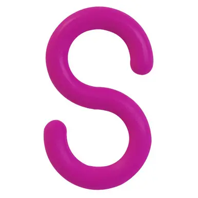 Mr. Chain 10325-10 1" Plastic S-Hook (10 Pack) Safety Pink