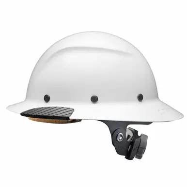 LIFT HDC-18WG - DAX Carbon Fiber Full Brim Hard Hat (White Carbon)