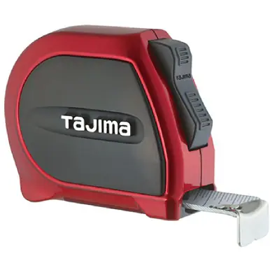 TAJIMA SS-25BW - 25 ft. x 1" Standard Steel Sigma Stop Tape Measure