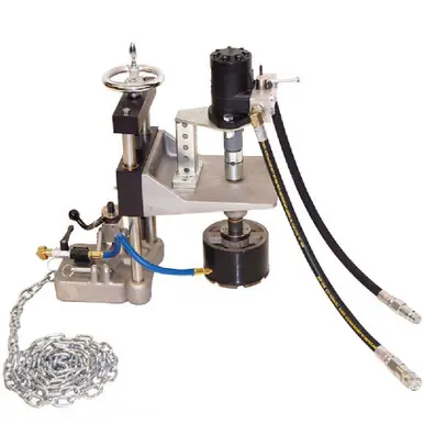 WHEELER-REX 1663 - Hydraulic-Powered Hole Cutter System w/ Water Valve Assembly