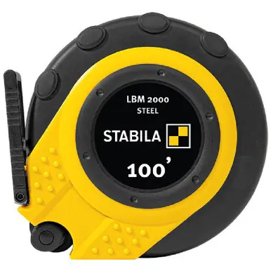 STABILA 30955 - LBM2000 - 100ft Imperial Scale, Closed Cased Steel Tape Measure