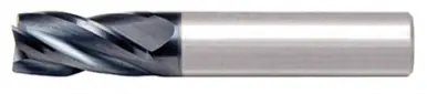ALFA SC60627AL - 15/32 x 1/2, 4-Flute Single End CC Altin Carbide End Mill