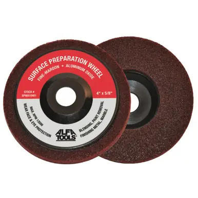 ALFA SPWA10403 - 4-1/2" x 7/8" T27 Aluminum Oxide Surface Preparation Wheel (10pk)