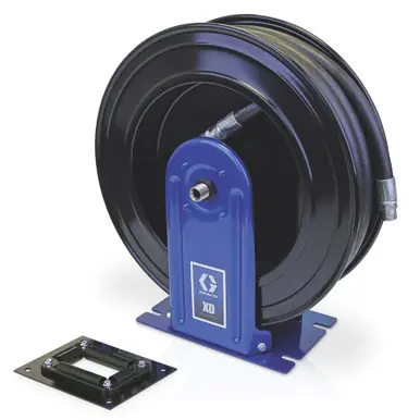 GRACO 24C255 - XD20 Specialty Package, Grease, Inlet, 3/8" X Hose, 3/8" x 50 ft, NPT, Armless Reel