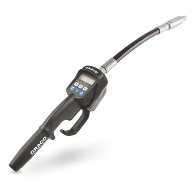 GRACO 258694 - LDP5 Electronic Preset Meter - Flexible Extension - 1/2" Inlet - Trigger Guard &