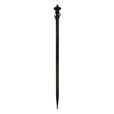 Mr. Chain 90903-24 28" Solid Colonial Ground Pole Black (24 Pack)