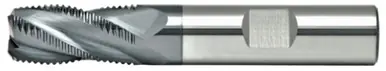 ALFA SCREM50833AL - 3/4 Long, 4-Flute Coarse Altin Carbide Roughing End Mill