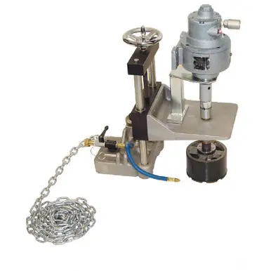 WHEELER-REX 1661 - Air-Powered Hole Cutter System w/ Water Valve Assembly
