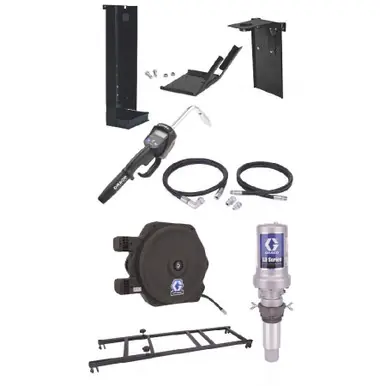 GRACO 24H892 - LD Series 5 1 275 Gallon Stationary Oil Pump Package - Manual Meter Type