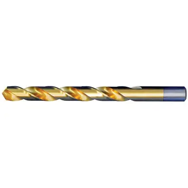 ALFA J150119TN - General Purpose Jobber Length Drill, 11/32", 4-3/4" L, HSS, TiN (6pk)