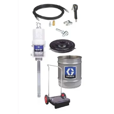GRACO 245695 – Fire-Ball 300 50 1 Grease Pump, 35-50 lb Pail, Portable Dispenser Package