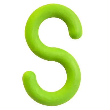Mr. Chain 50314-10 2" Plastic S-Hook (10 Pack) Safety Green