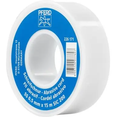 PFERD 49900 Abrasive cord, Diameter 0.02", 16 yd Silicon Carbide - 200 Grit