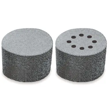 ALFA VDSW51505 - 5" 5 Hole A150 Hook & Loop Paper Discs Sil Carb