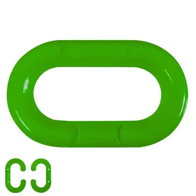 Mr. Chain 50704-10 2" Plastic Master Link (10 Pack) Green