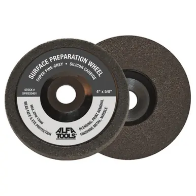 ALFA SPWS20405 - 7" x 5/8"-11 T27 Silicon Carbide Surface Preparation Wheel (10pk)