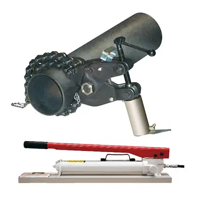 WHEELER-REX 3890-24 - Remotely Operated Hydraulic Pipe Cutter, 4"-24" Capacity