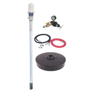GRACO 246906 – Mini Fire-Ball 225 3 1 Oil Pump, 55 Gallon Open Drum, Cover-Mounted Package, 540 PSI