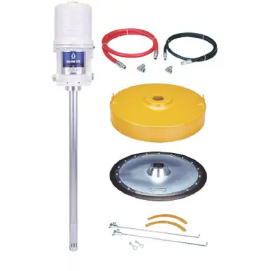 GRACO 243817 - Fire-Ball 425, 75 1 Grease Pump Package, 120 lb, Open-Head Cover-Mounted