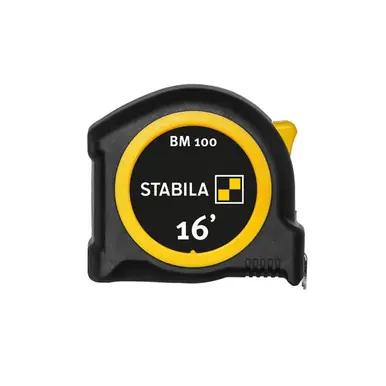 STABILA 30716 - BM100 - 16ft Heavy Duty Tape Measure