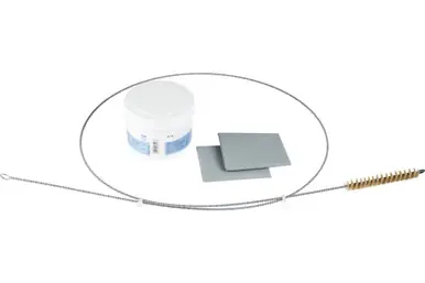 PFERD 96113 - Flexible Shaft Maintenance Set BW 10/12 - Includes Casing Brush, Cloth, and Shaft