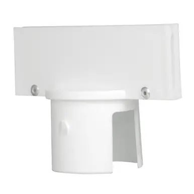 Mr. Chain 91901 Light Duty 2" Stanchion Sign Adapter (1 Pack) White