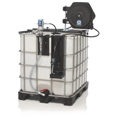 GRACO 24H728 - LD Series 3 1 Stationary 275 Gallon Oil Pump Package - Preset Meter Type
