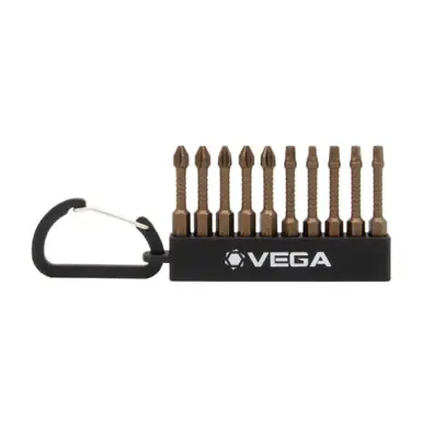 VEGA P150PRCS10 - Impactech Assorted Phillips & Square Carabiner Set, 10pc