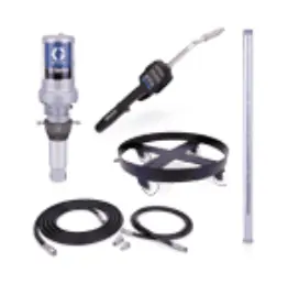 GRACO 25C552 - LD Series 3 1 Mobile 55 Gallon Oil Pump Package - Preset Meter