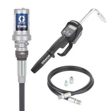 GRACO 24H812 - LD Series 3 1 Stationary Oil Pump CE Package - Includes 2-Way Vented Valve & Air