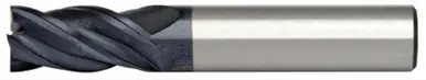 ALFA HPSC60621AL - 3/8x 3/8, 4-Flute Single End High Performance Altin End Mill