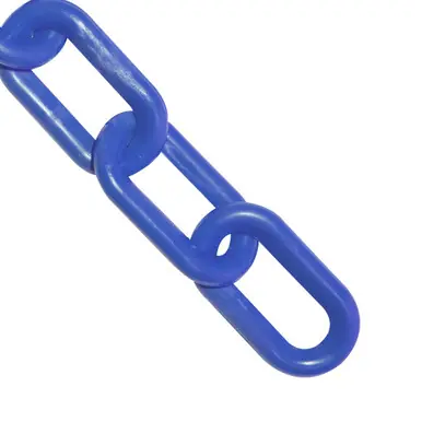 Mr. Chain 51006-25 2" Heavy Duty x 25‘ Plastic Chain - Blue