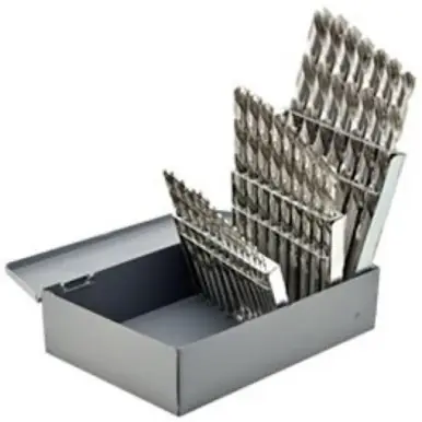 ALFA JDL50192 - 21pc HSS USA Left Hand Jobber Drill Set