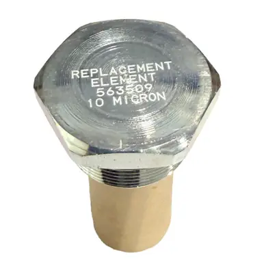 GRACO 563509 - End Plug Filter Assembly w/ 10 Micron Filter Element, Lubriquip 527-100-540