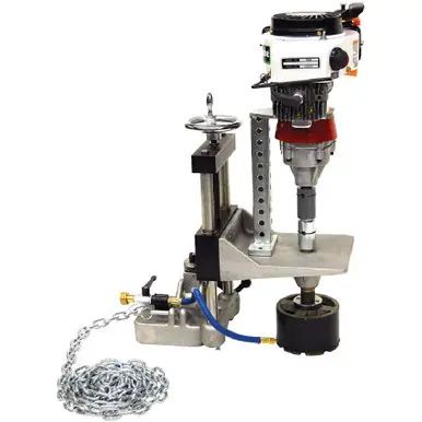WHEELER-REX 1660 - Gas-Powered Hole Cutter System w/ Water Valve Assembly