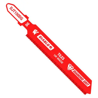 DIABLO DJT150DG - 3-1/4" Diamond Grit T-Shank Jig Saw Blade for Hard Tiles