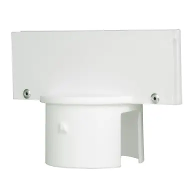 Mr. Chain 92701 Medium Duty 2.5" Stanchion Sign Adapter (1 Pack) White