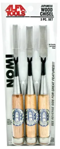 ALFA WC66951 - 3pc Nomi Chisel Set 3/8-3/4"