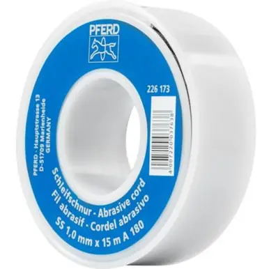 PFERD 49902 Abrasive cord, Diameter 0.04", 16 yd Aluminum Oxide - 180 Grit