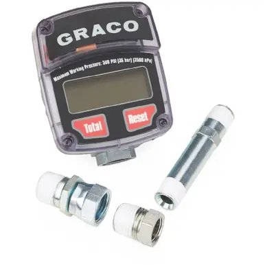 GRACO 239706 - IM5 Electronic Totalizing Meter Kit, for Dispense Valves, Gallons/Quarts/Pints/Liters