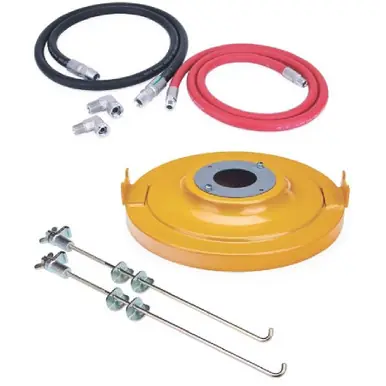 GRACO 222086 - Fire-Ball 300, 5 1 Oil Pump, 16 Gal Open-Head Lube Truck Package, 900 PSI