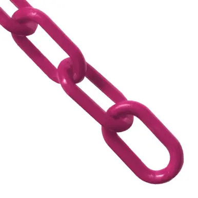 Mr. Chain 50018-100 2" x 100‘ Plastic Chain - Magenta