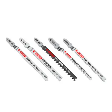 DIABLO DJT5S - High Carbon Steel/High Speed Steel T-Shank Jig Saw Blade Set for Wood & Metal