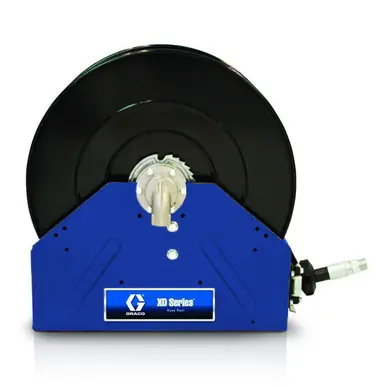 GRACO 24P473 - XD50 Air/Water Hose Reel, 1" x 100 ft, Blue, 300 PSI
