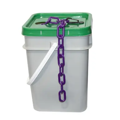 Mr. Chain 50023-P 2" x 160‘ Pail Plastic Chain - Purple